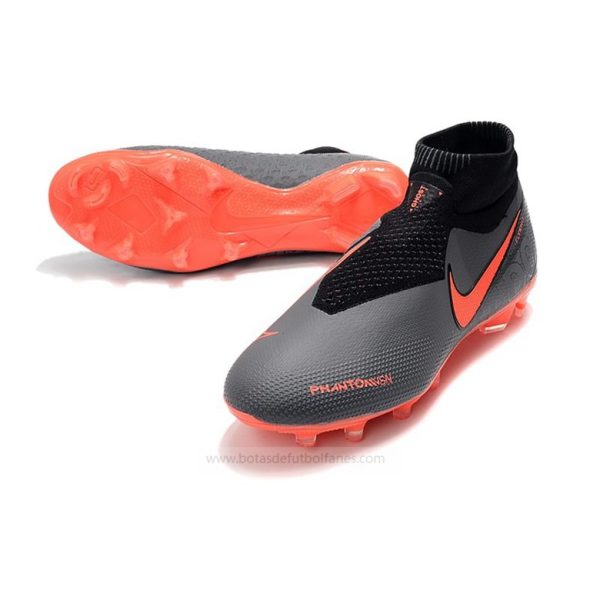 Nike Phantom VSN Elite DF FG Negro Rojo